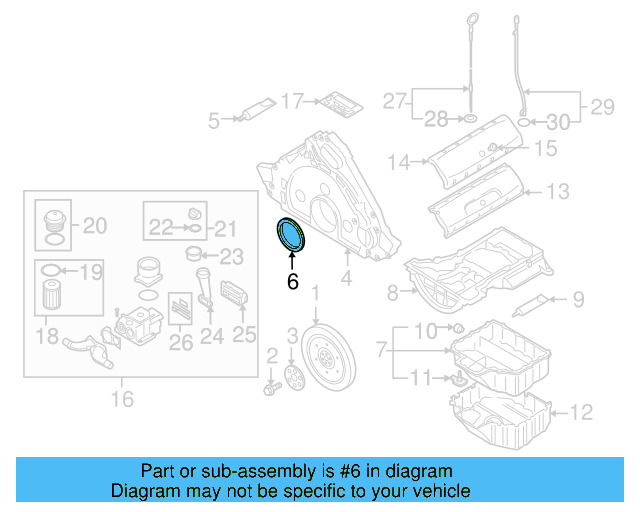 Engine Crankshaft Seal 07Z-103-051 - View 3