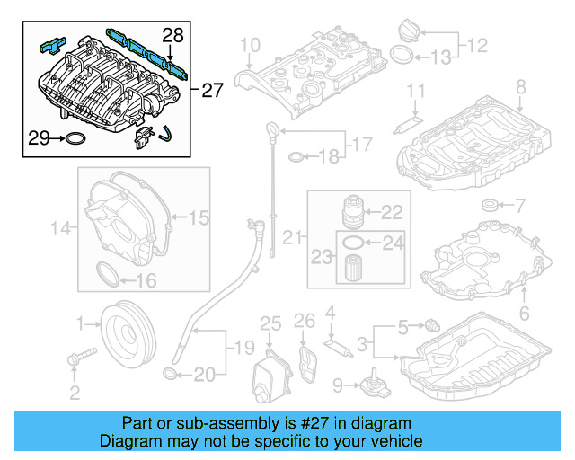 Intake Manifold 06L-133-201-FB - View 30