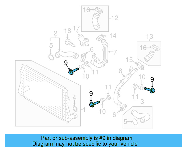 Pressure Pipe Bolt N-908-981-02