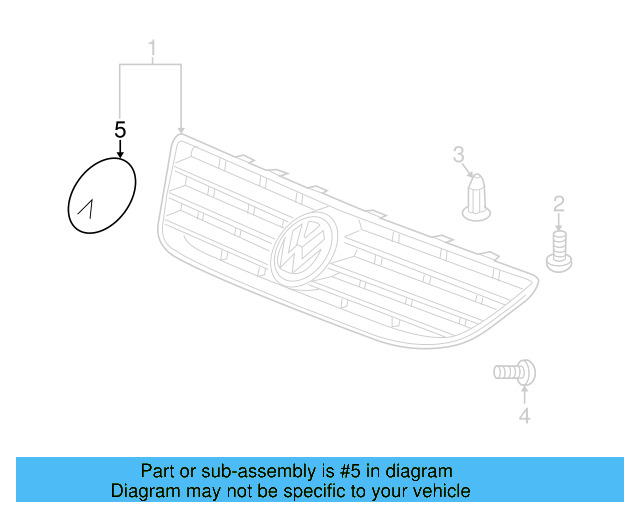 Emblem 3D0-853-600-A - View 3