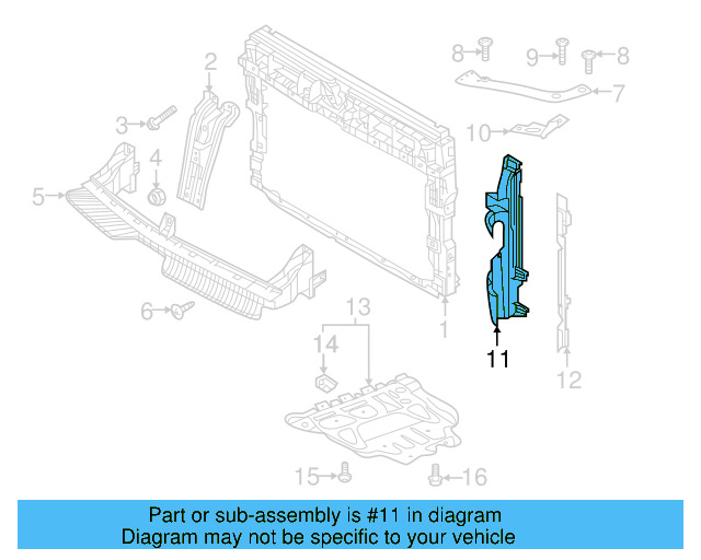 Air Guide 5NN-121-284-AP - View 4