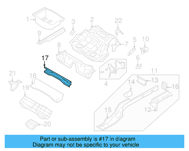 Rear Cross 3C0-803-175