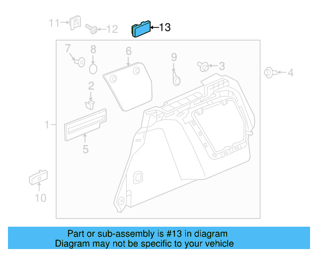 Tie Down Hook 3V9-867-615-9B9 - View 23