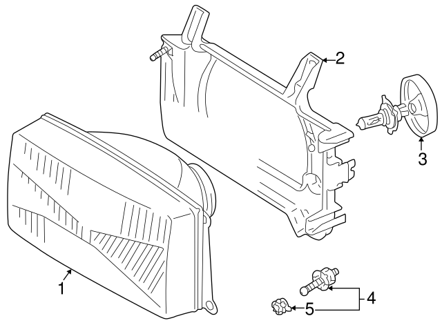 Headlamp Bulb N-100-666-02