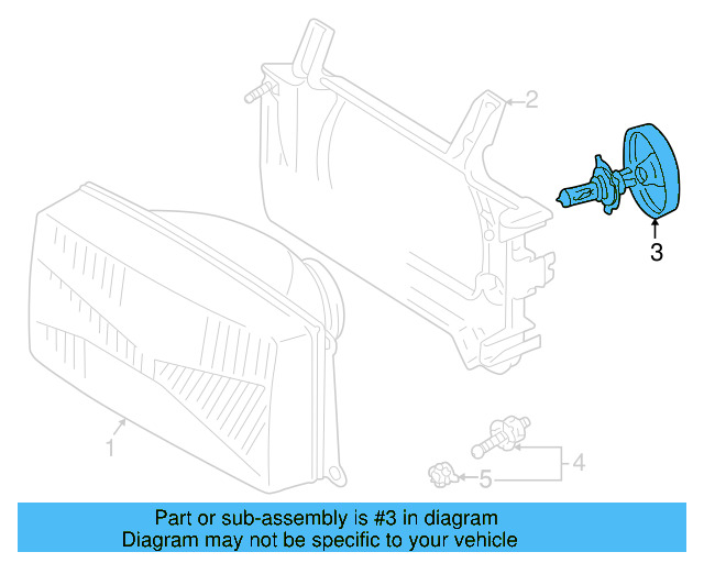 Headlamp Bulb N-100-666-02 - View 4