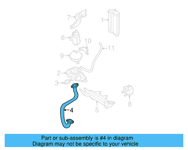 Egr Pipe 038-131-521-F - View 5