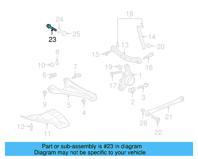 Track Bar Adjust Bolt WHT-001-834 - View 3