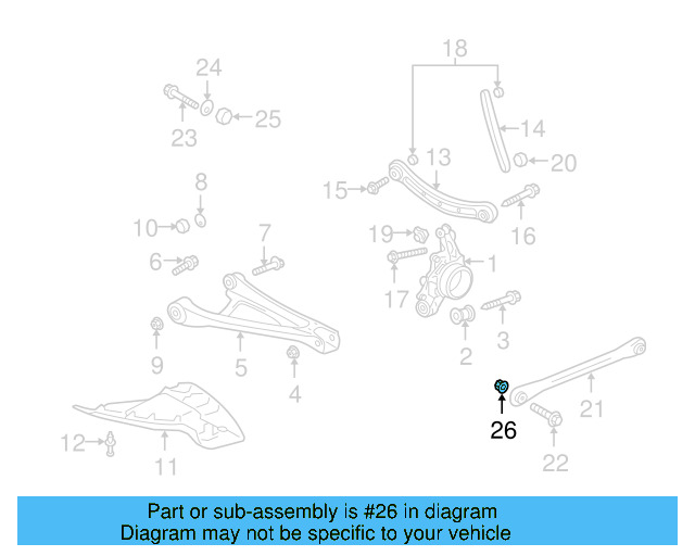 Lower Control Arm Lock Nut WHT-001-938 - View 16