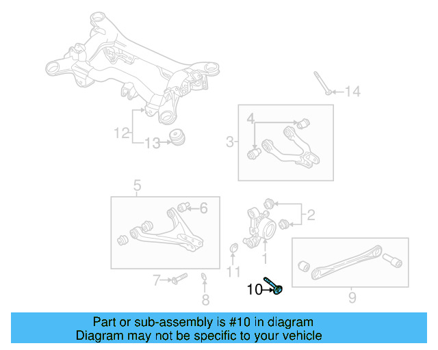 Lateral Arm Adjust Bolt WHT-001-973 - View 14