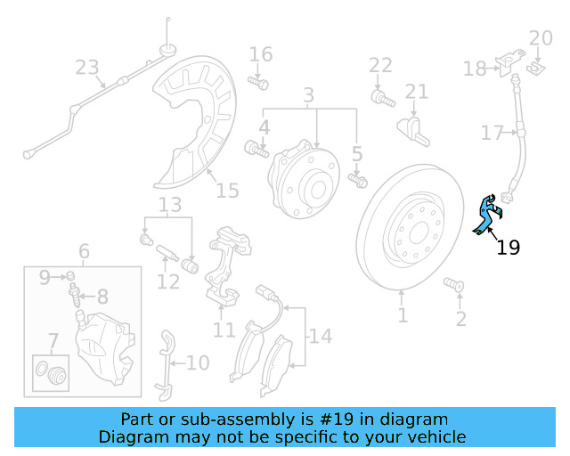 Brake Hose Lower Bracket 561-611-841 - View 4