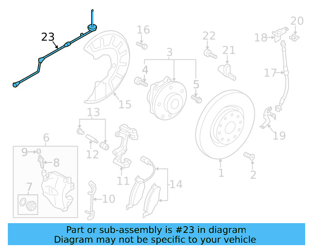 ABS Sensor Wire 5C0-927-903-B - View 27