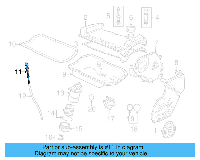Engine Oil Dipstick 021-115-607-H - View 7