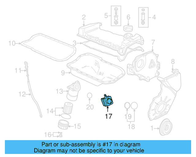 Oil Cooler 068-117-021-B - View 9