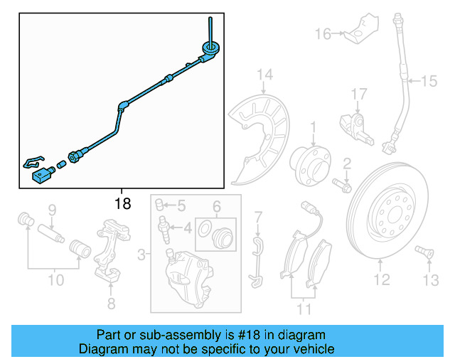 ABS Sensor Wire 561-927-903-A - View 7