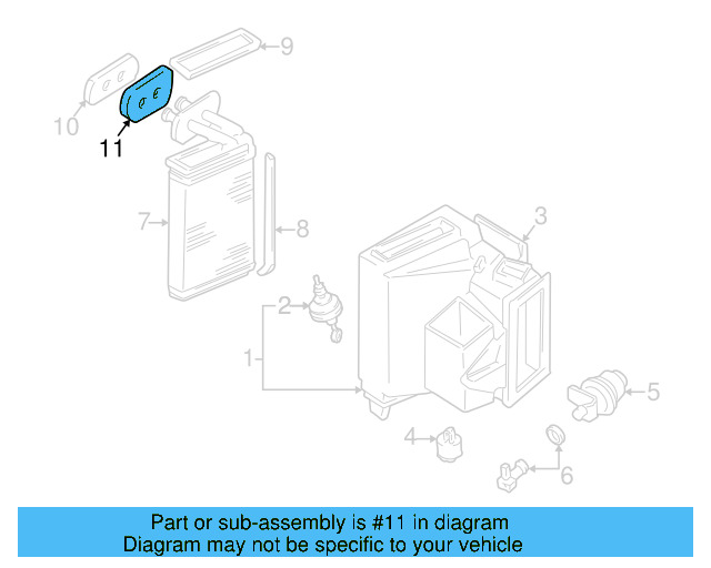 Heater Core Gasket 701-820-099 - View 8
