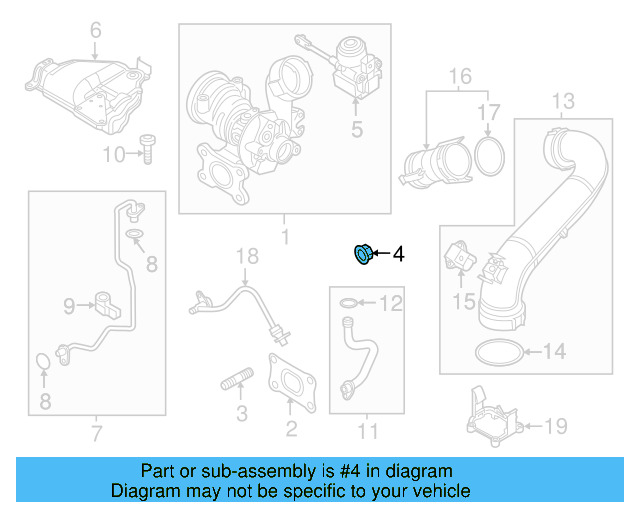 Turbocharger Lock Nut WHT-000-001-N - View 6