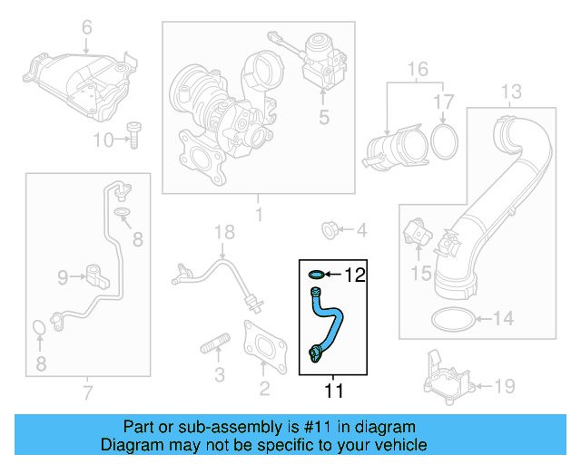 Oil Return Tube 04E-145-735-AC - View 13