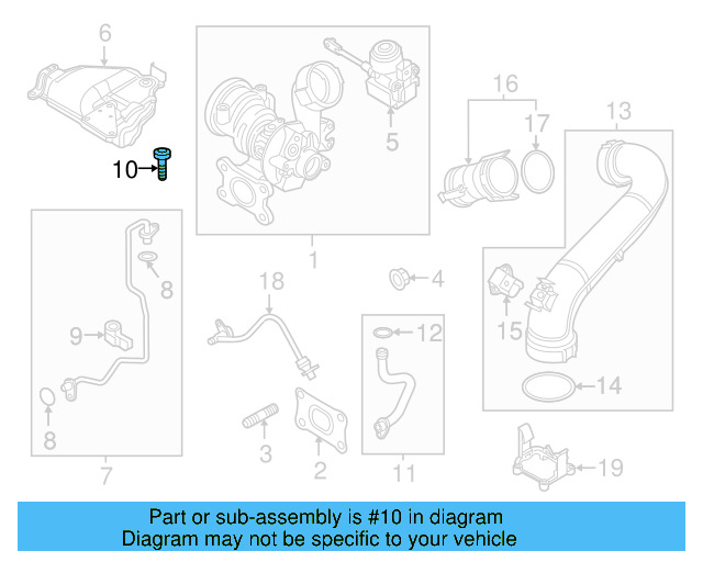 Oil Feed Tube Bolt N-104-056-04