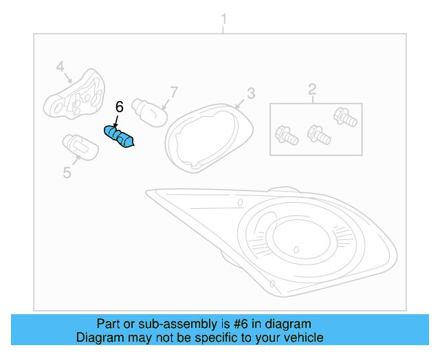 Backup Lamp Bulb N-104-455-02