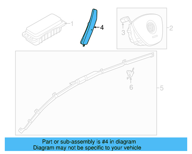Side Impact Inflator Module 510-880-242-A - View 3