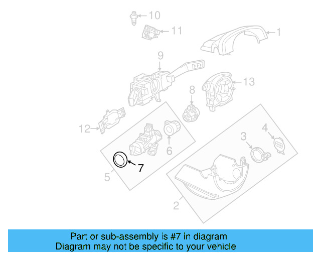 Ignition Switch 1K0-905-849-B - View 40