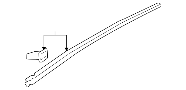 Molding 1K0-854-319-G-5AP