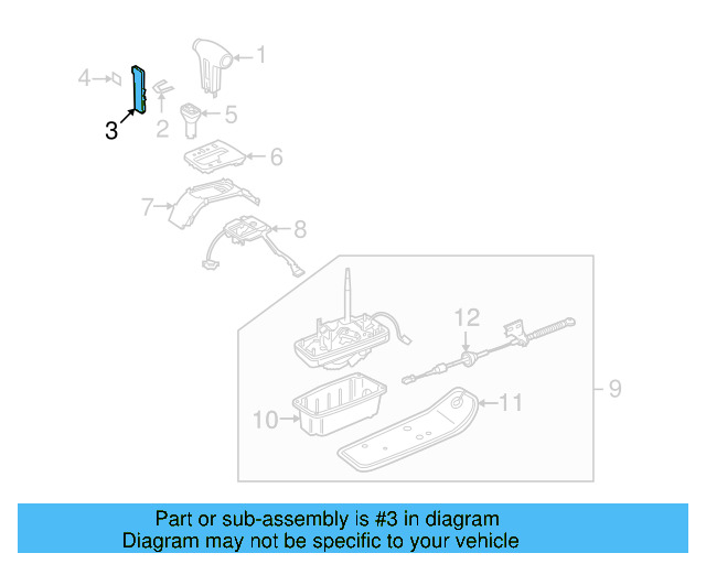 Insert 3D0713171B3T4 - View 3