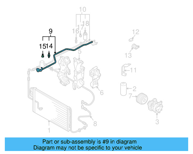 AC Hoses 1J0-820-721-BP