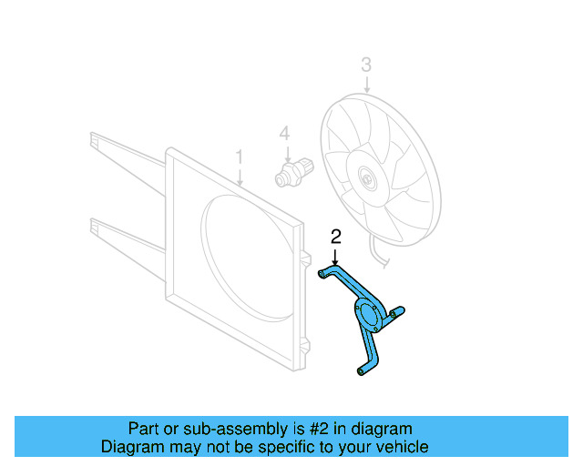 Bracket 1C0-121-209-C - View 3