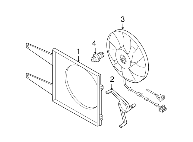 Fan Shroud 1C0-121-207-G - View 4