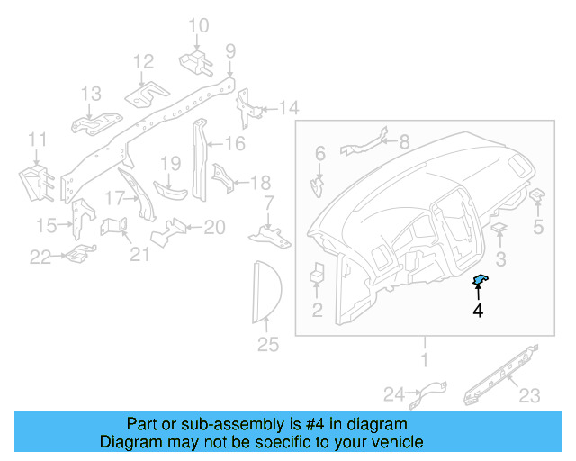 Instrument Panel U N-906-988-01 - View 96