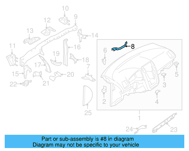 Center Support 1K1-858-897-B - View 6