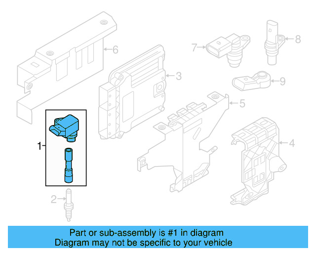 Ignition Coil 06L-905-110-K - View 21