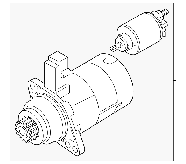 Starter Motor 02M-911-021-HX - View 6