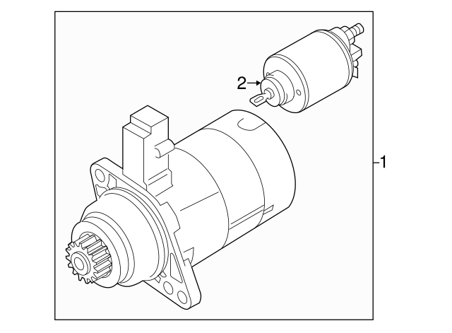 Starter Motor 02M-911-021-HX - View 4