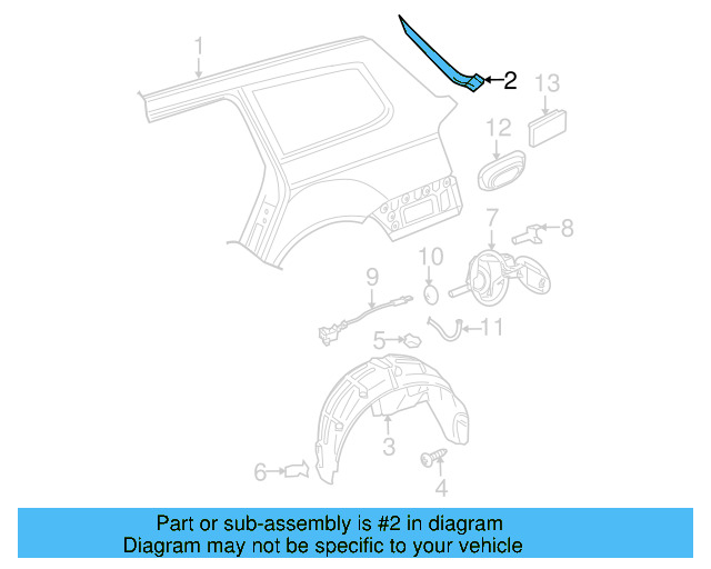 Quarter Panel 3C9-809-843-A - View 6