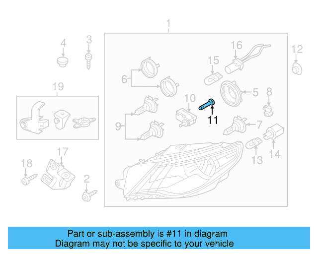 Adjust Motor Bolt 1C0-941-141 - View 26