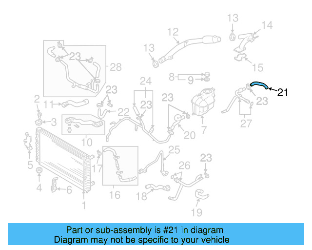 Hose 3B0-121-449-N - View 2