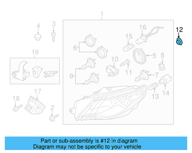 Adjust Motor Plug 1K0-941-041 - View 4