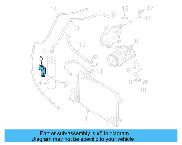 Dehydrator Bracket 3B0-260-759