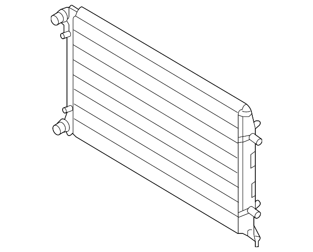 Radiator 1C0-121-253-E - View 2