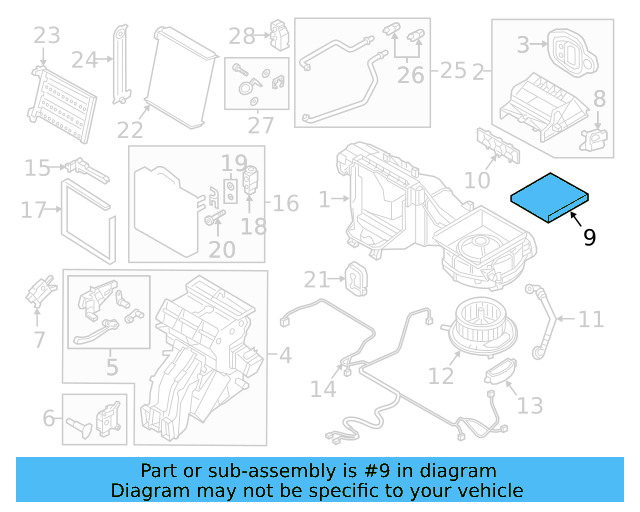 Cabin Air Filter 5Q0-819-669 - View 31