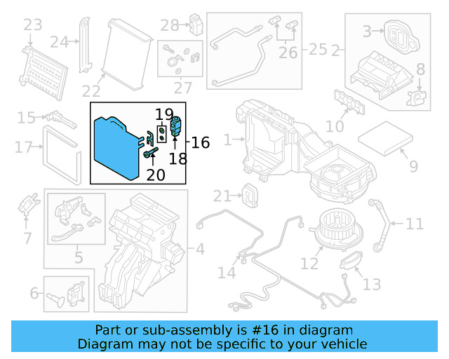 A/C Evaporator Core V04-018-002-A - View 2