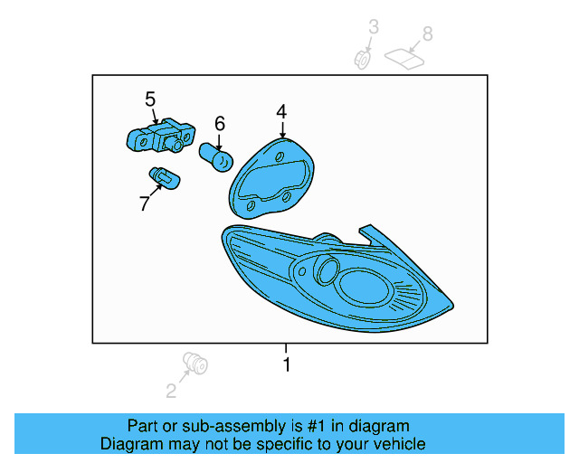 Tail Lamp Assembly 3C8-945-096-G