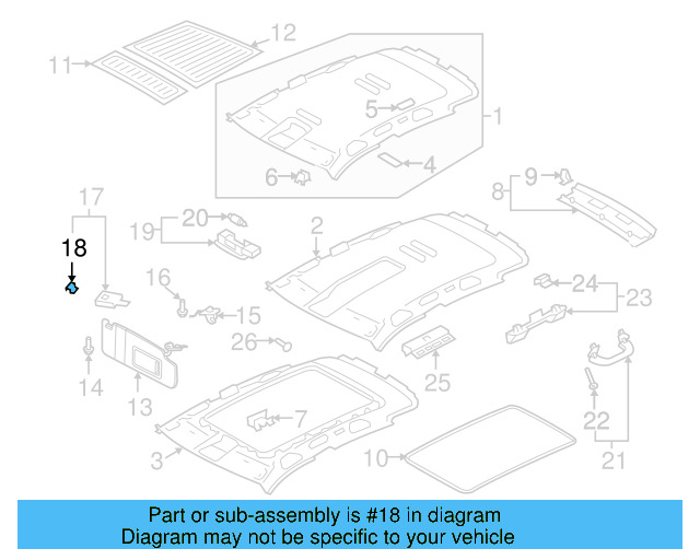 Bracket Clip 5N0-867-633-B - View 30