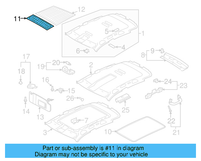 Sound Absorber 5N0-867-811 - View 3