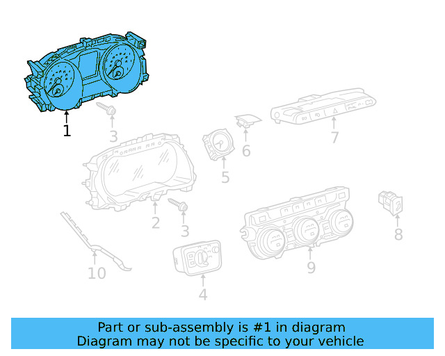 Instrument Cluster 3G5-920-850-A