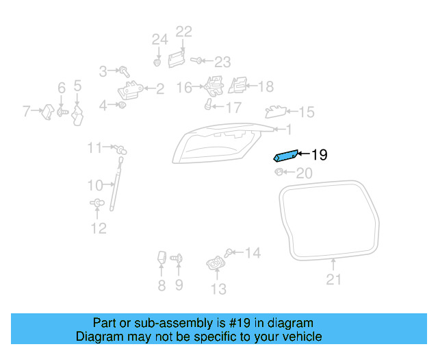 Handle Cover 3C9-827-229-C - View 6