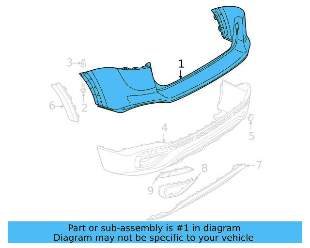 Upper Cover 2GJ-807-421-B-GRU - View 3