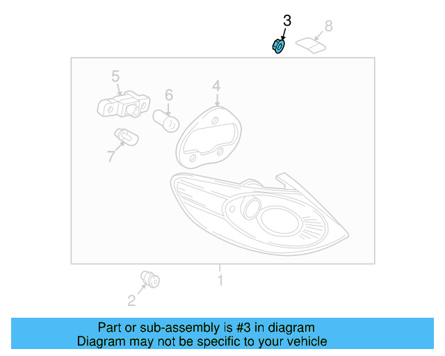 Tail Lamp Assembly Nut N-911-176-01
